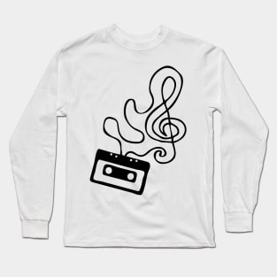 Audio Cassette Long Sleeve T-Shirt